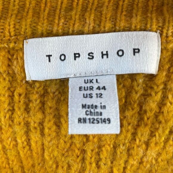 Top Shop Oversized Sweater Size 12 EUC - Picture 5 of 6